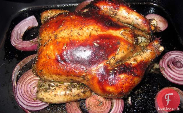 Pollo Glassato al Balsamico con Radicchio alla griglia