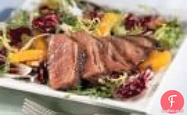 Insalata di petto d'anatra scottata