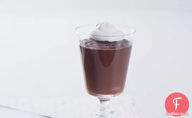 Budino al rum al cioccolato