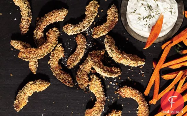 Patatine fritte di avocado calde e croccanti