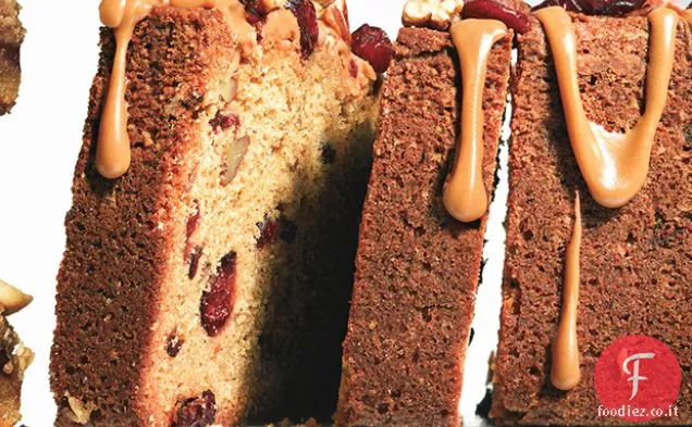Espresso Pound Cake con mirtilli e noci Pecan