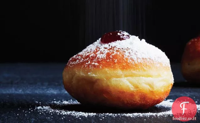 Sufganiyot alla fragola