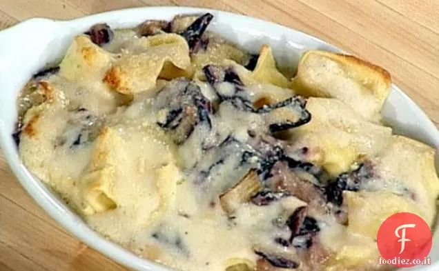 Tortellini di Caprino al Forno di Mario con Radicchio