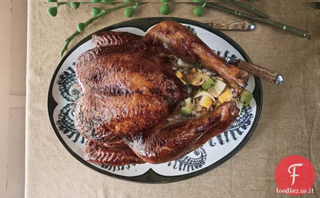 Tacchino al sale con limone e origano
