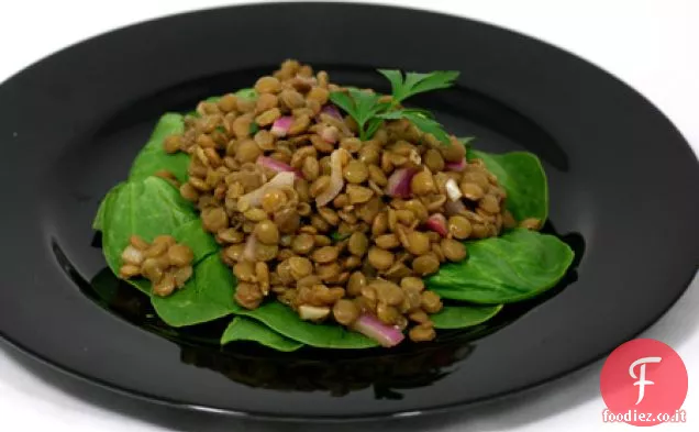 Insalata di Lenticchie con Vinaigrette Balsamica