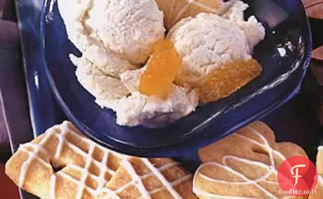 Frollini al limone e noce moscata con glassa al limone