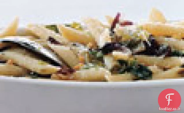 Penne Rigate con Verdure Miste e Pinoli