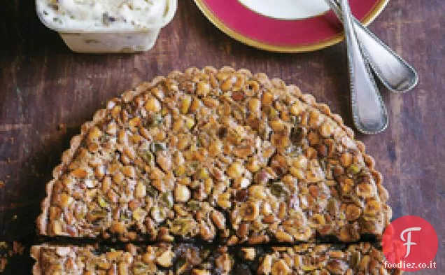 Crostata di noci tostate