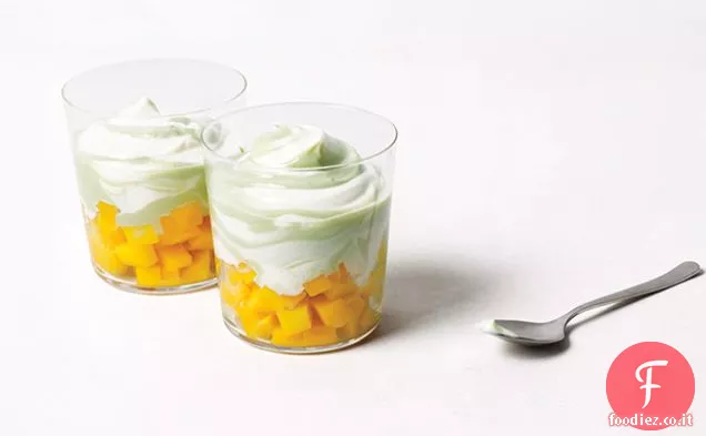 Yogurt & Matcha Turbinio con Mango