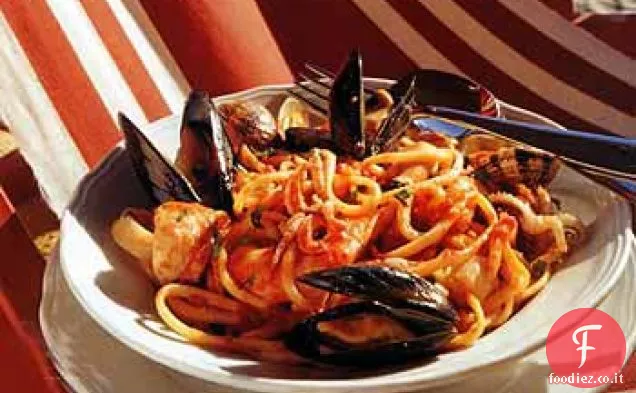 Linguine al Sugo di Crostacei