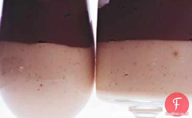 Burro di arachidi Budini al cioccolato al latte