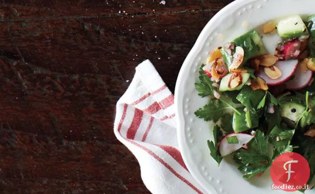 Insalata di cetrioli e ravanelli