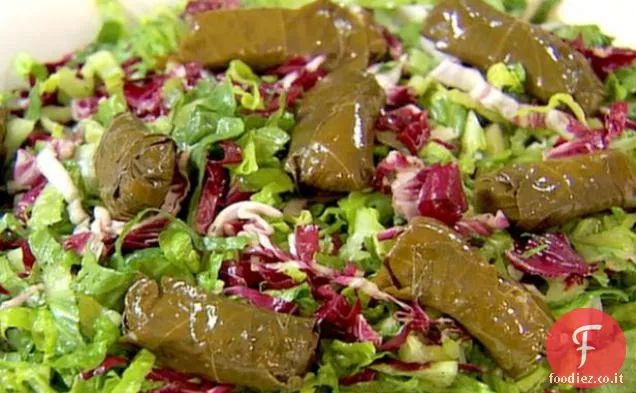 Insalata tritata con limone e aneto