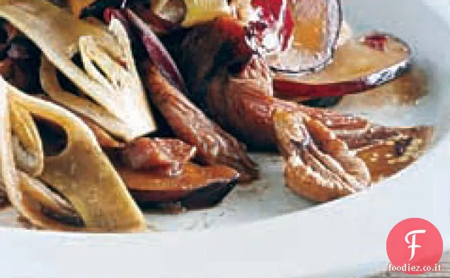 Affumicato-Insalata di tacchino, prugna e finocchio