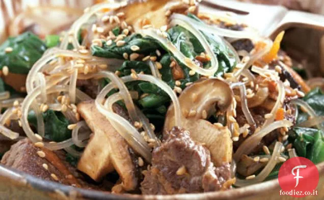 Tagliatelle di patate dolci (Japchae)