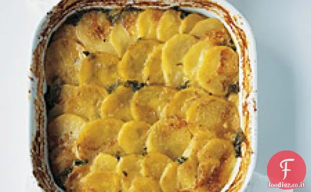 Acetosa e Gratin di patate