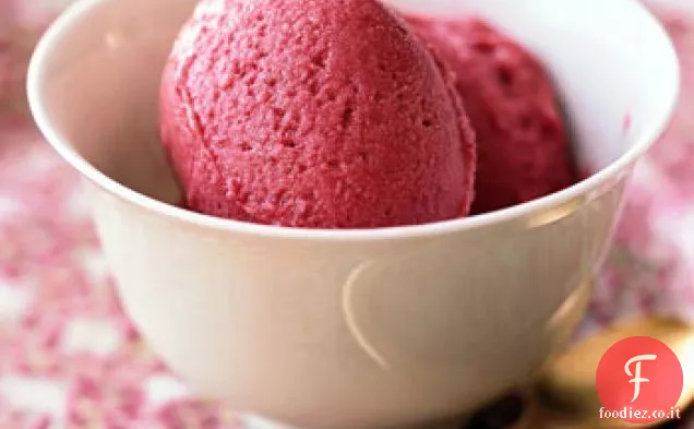 Sorbetto di prugne e Vino rosso