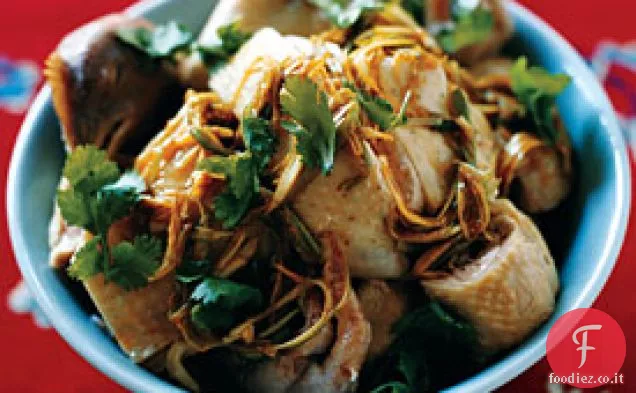 Pollo tagliato in bianco