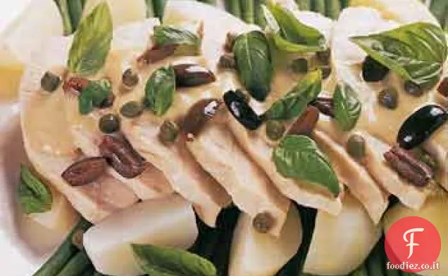 Tonnato di Tacchino con Patate e Fagiolini