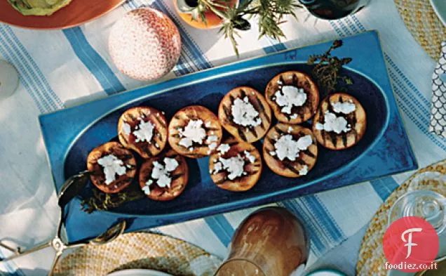 Nettarine alla griglia con Feta