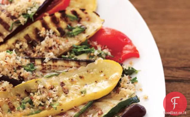 Verdure alla griglia alla spagnola con pangrattato Picada