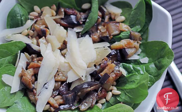 Melanzane, Pecorino e Spinaci