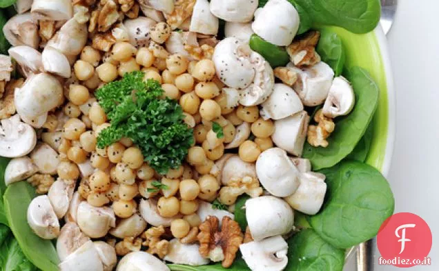Ceci, Funghi Bianchi e Spinaci