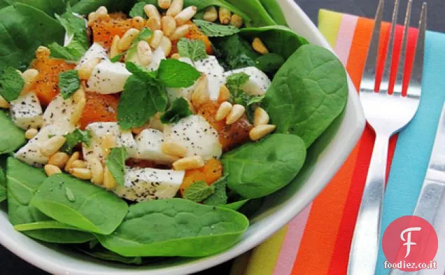 Zucca, Mozzarella e Spinaci