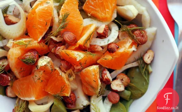Arancia rossa, Finocchio e spinaci