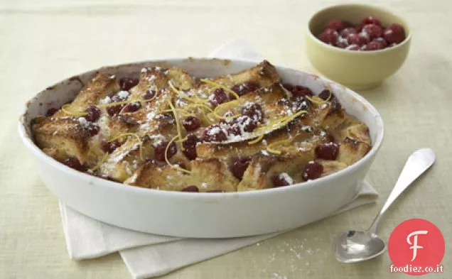 Strati di toast al limone e lampone