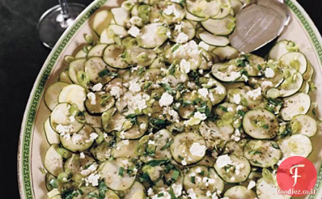 Carpaccio di Zucchine con Ricotta fatta in casa
