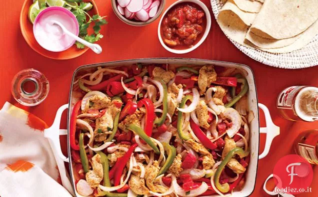 Fajitas di pollo