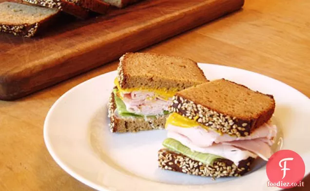 Pane sandwich al sesamo senza glutine