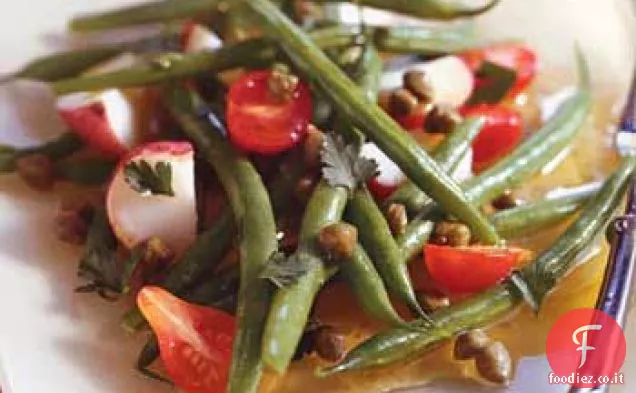 Insalata di patate, fagiolini e pomodorini