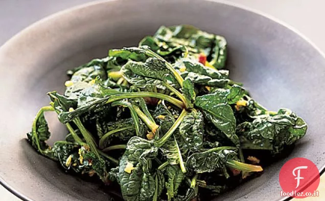 Spinaci cantonesi con aglio