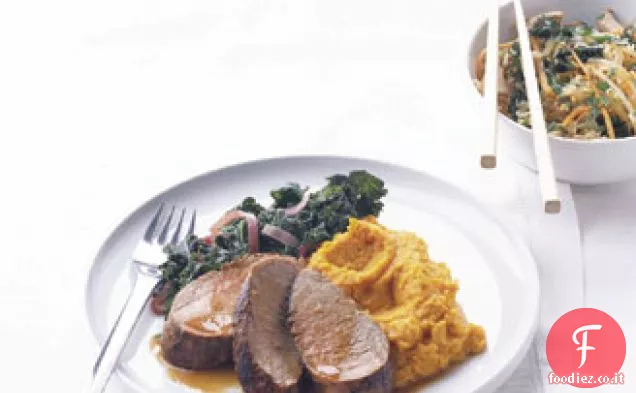 Filetto di maiale marinato allo zenzero