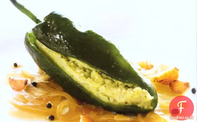 Peperoncini ripieni di Poblano con Avocado e Patate