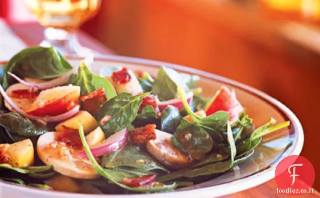 Insalata di spinaci con acero-Vinaigrette di Digione
