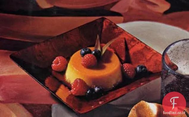 Flan di ananas e caramello