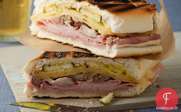 Panino cubano alla griglia (Sandwich Cubano)