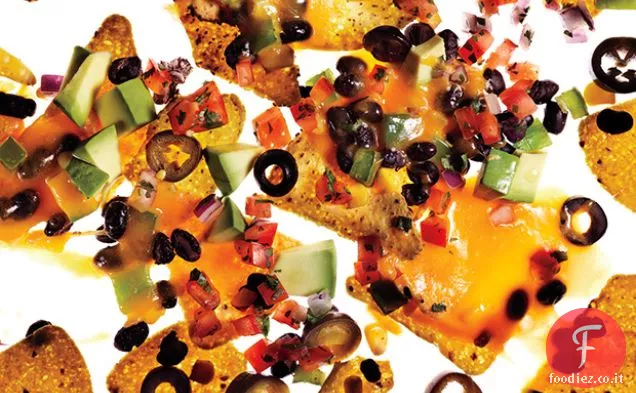 Nachos vegetariani del sud-ovest