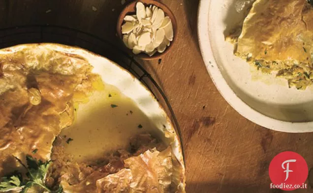 Torta di pollo in stile marocchino