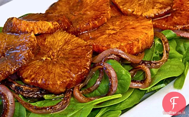 Arance, Cipolle Rosse Caramellate e Spinaci al Balsamico VI