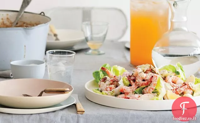 Gamberetti e Cuori di Palma Rémoulade