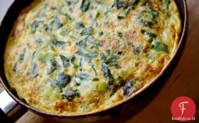 Frittata semplice di spinaci e Ricotta