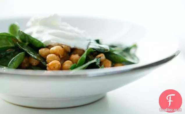 Ceci di Harissa con spinaci