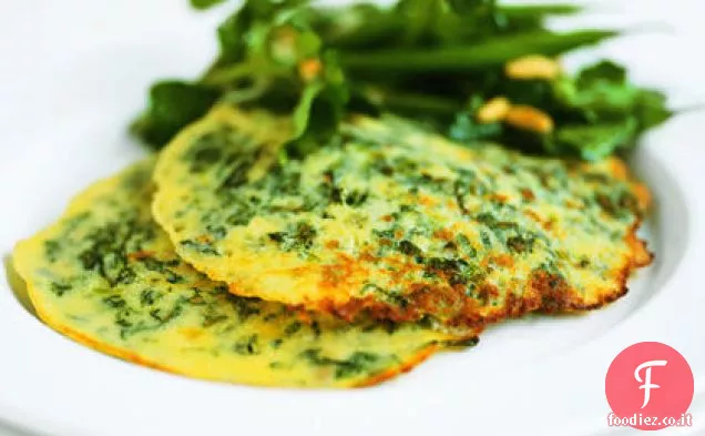 Frittelle di asparagi e spinaci