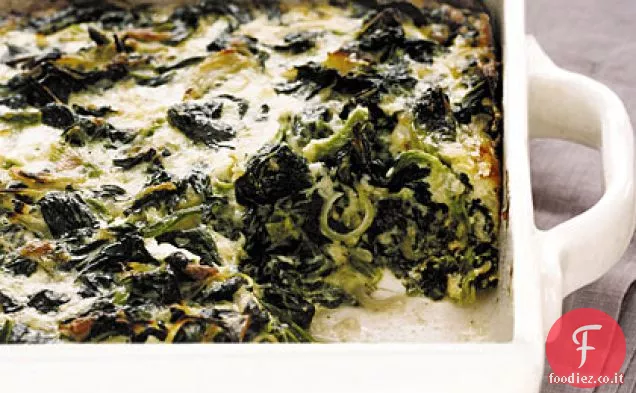 Spinaci al forno e Gruyère