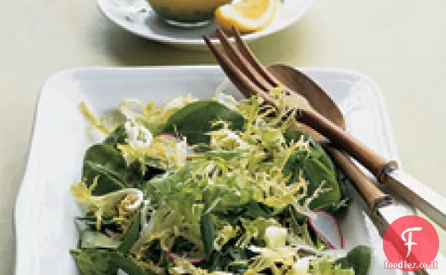 Frisee e insalata di spinaci per bambini