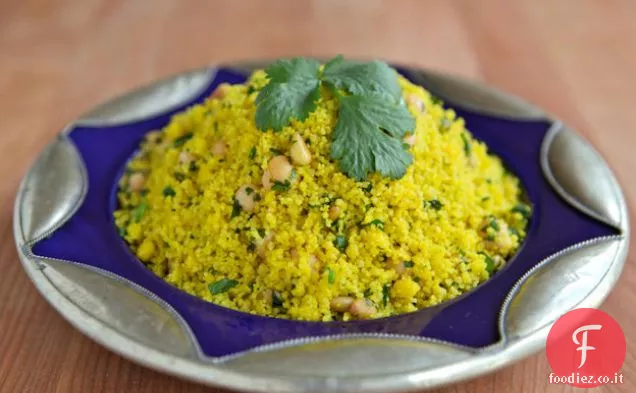 Couscous al limone e zafferano